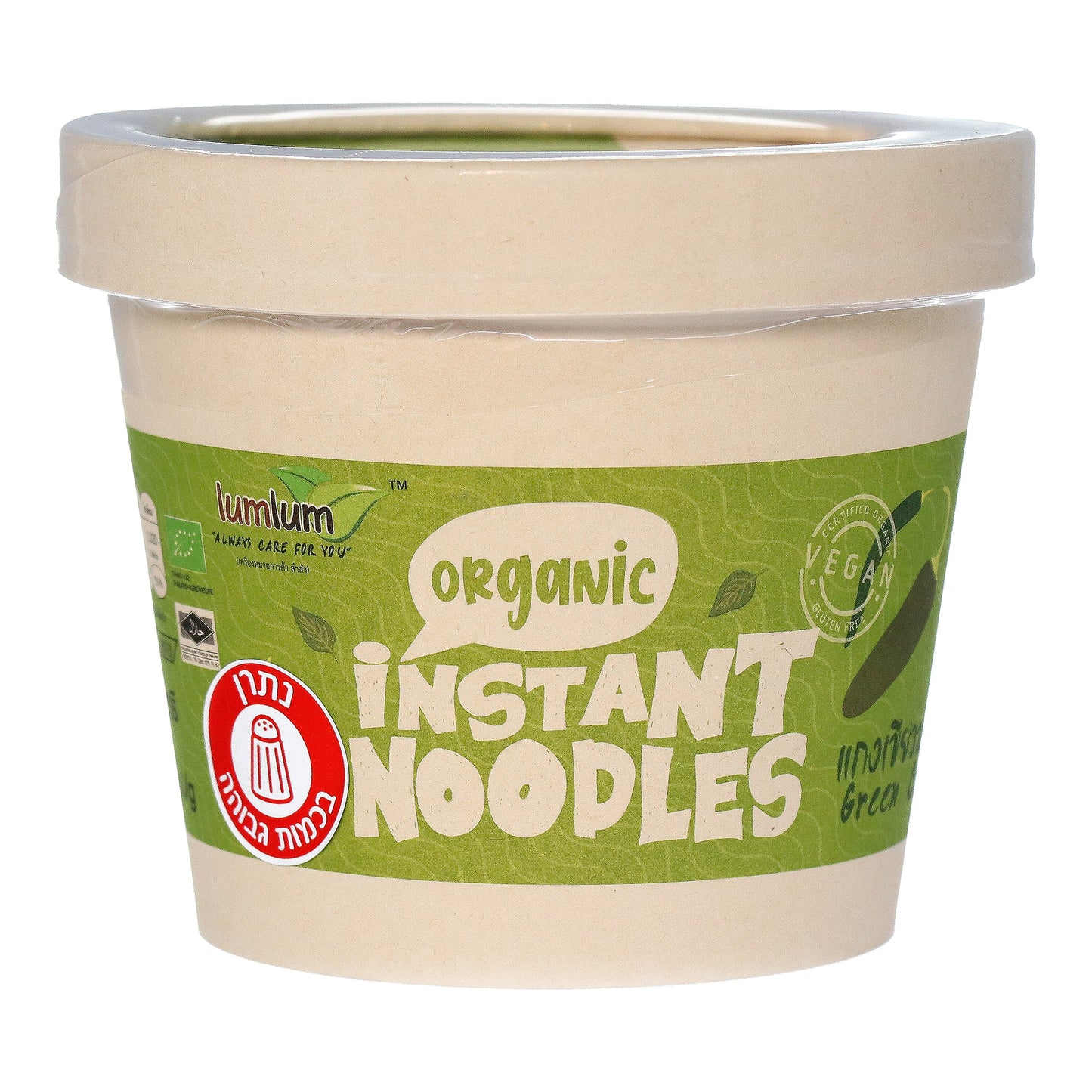 תבשיל בטעם קארי ירוק להכנה מהירה אורגני ולל"ג 70 גרם - לוםלום