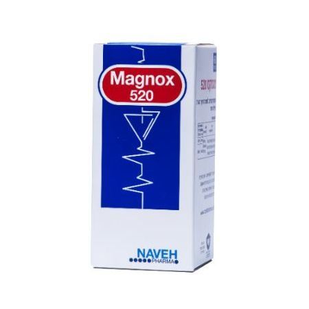 מגנוקס 520 - מכיל 60 כמוסות - נווה פרמה
