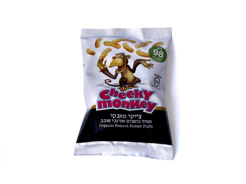 חטיף בוטנים אורגני ציקי מאנקי 20 גרם השדה