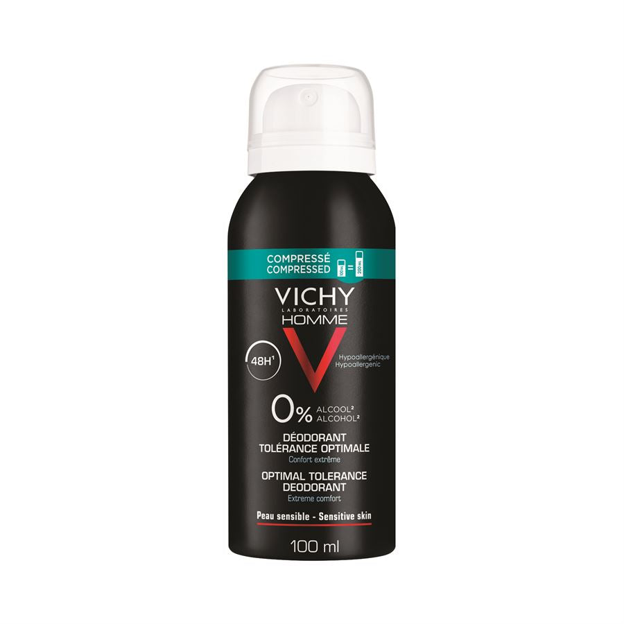 דאודורנט ספריי לגבר 48 שעות אריזה דחוסה - וישי - 100 מ״ל