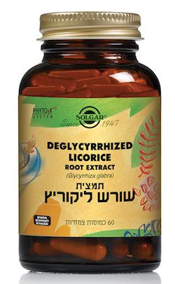 שורש ליקוריץ תמצית תקנית 60 כמוסות - סולגאר