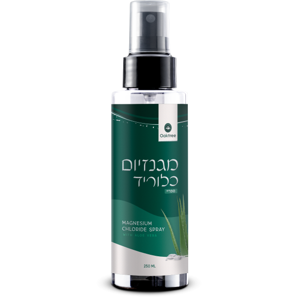 ספריי מגנזיום כלוריד בתוספת אלוורה - אואק טרי - 250 מ"ל