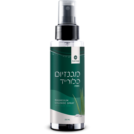 ספריי מגנזיום כלוריד בתוספת אלוורה - אואק טרי - 250 מ"ל