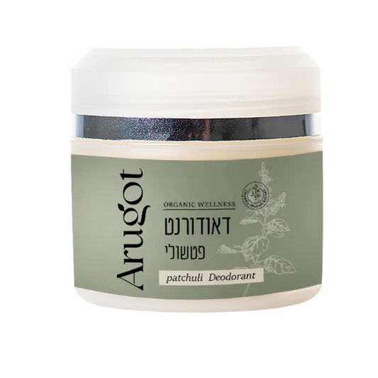 ערוגות - דאודורנט צנצנת אורגני פטשולי - 50 מ"ל
