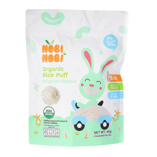 נובי נובי - חטיף אורז בטעם טבעי - 40 גרם