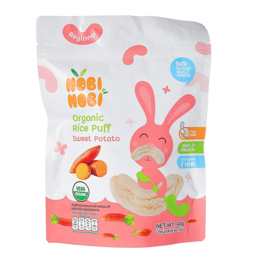 נובי נובי - חטיף אורז בטעם בננה - 40 גרם