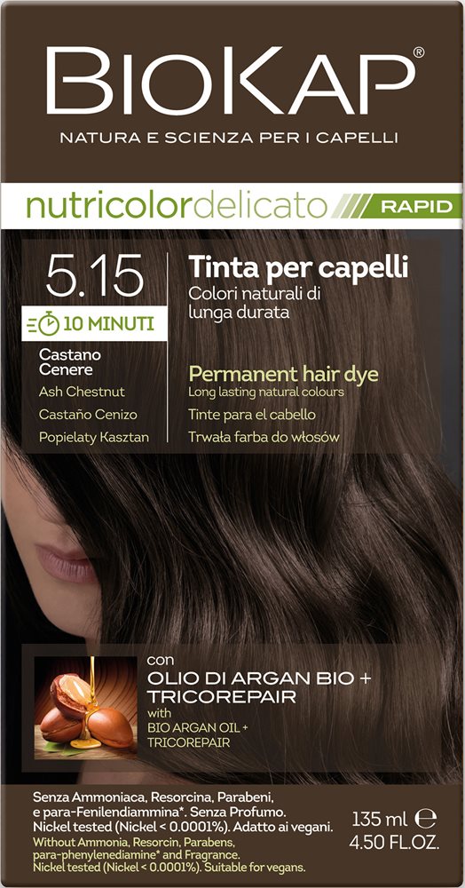 ביו קאפ - צבע שיער טבעי - ערמונים אפור עדין 5.15