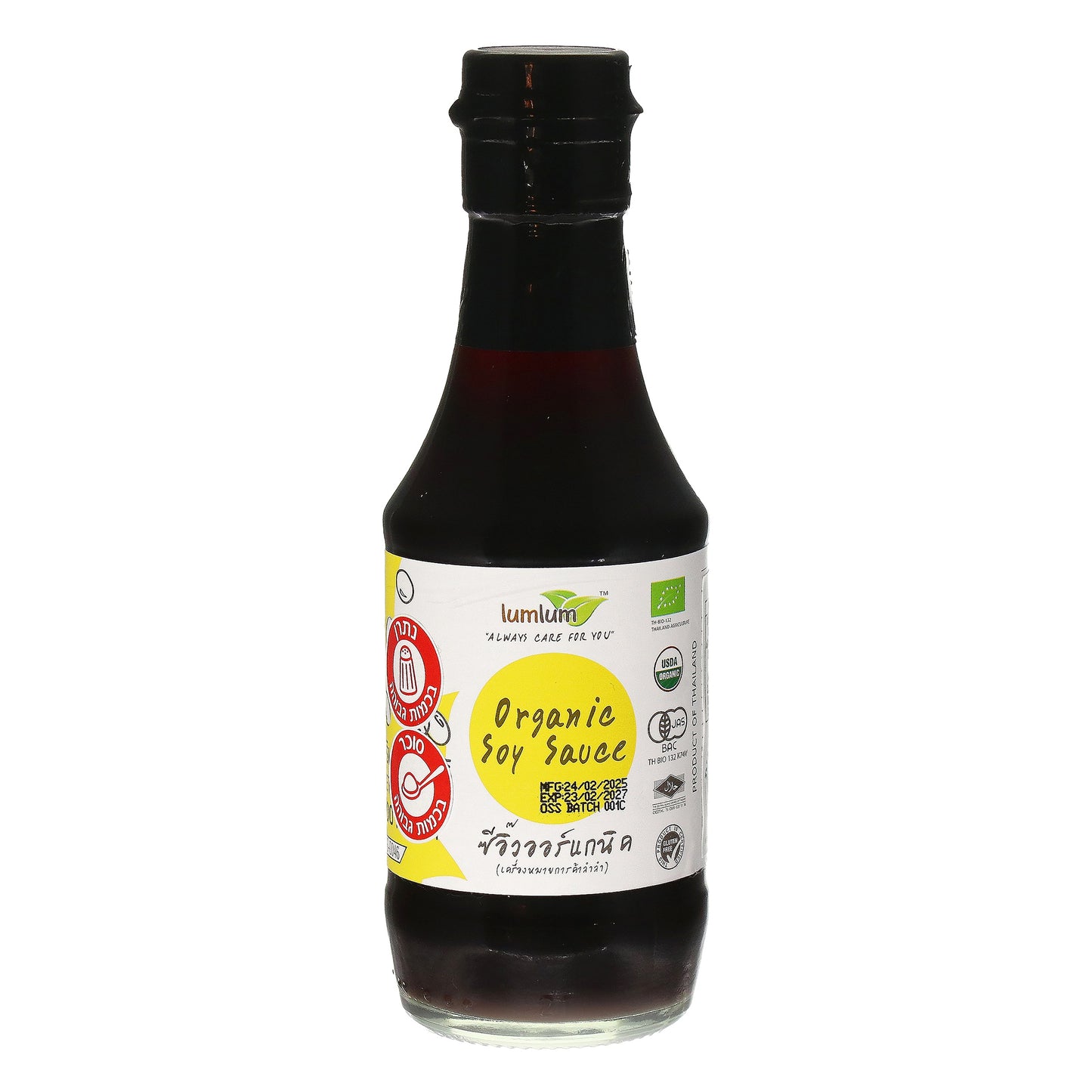 רוטב סויה אורגני ולל"ג 200 מ"ל - לוםלום