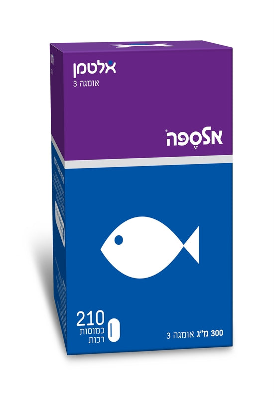 אומגה 3 אלספה - 210 כמוסות - אלטמן