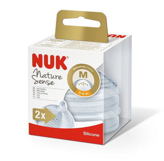 פטמת נוק NUK Natural Sense לגילאי 6-18 חודשים M