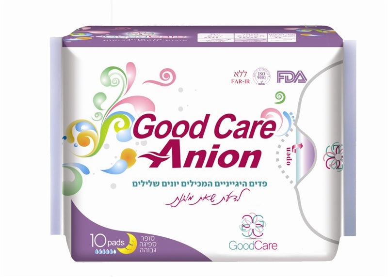 תחבושות בריאות סופר לילה גוד קאר GOOD CARE ANION