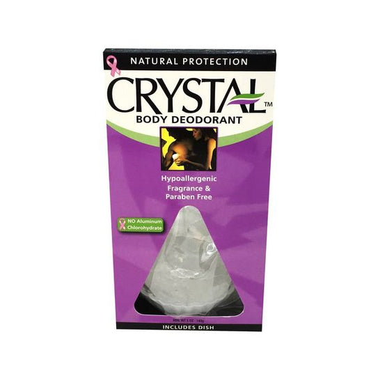 דאודורנט גוף אבן קריסטל עם מעמד Natural Prodection CRYSTAL