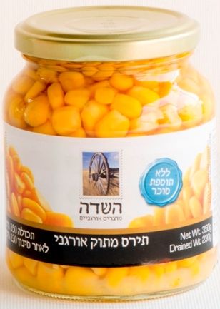 תירס אורגני 350 גרם השדה