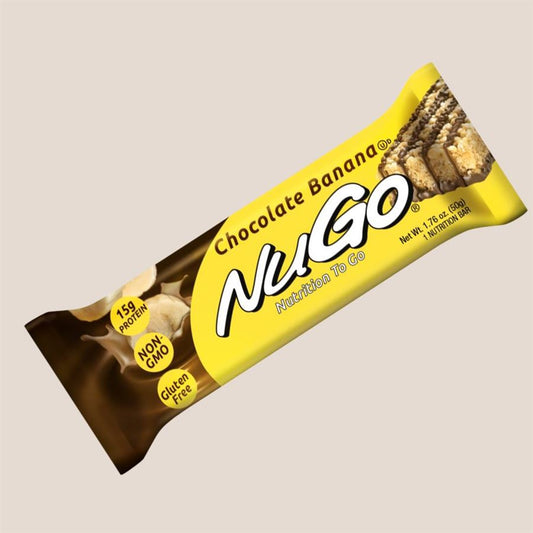 חטיף ע"ב חלבון בטעם שוקולד בננה 13 גר' פרוטאין - נוגו - 50 גרם