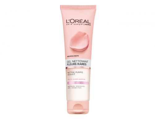 תרחיץ פנים פרחים לעור יבש ורגיש לוריאל LOREAL