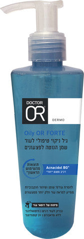ד''ר עור - ג'ל ניקוי טיפולי לעור שמן הנוטה לפצעונים